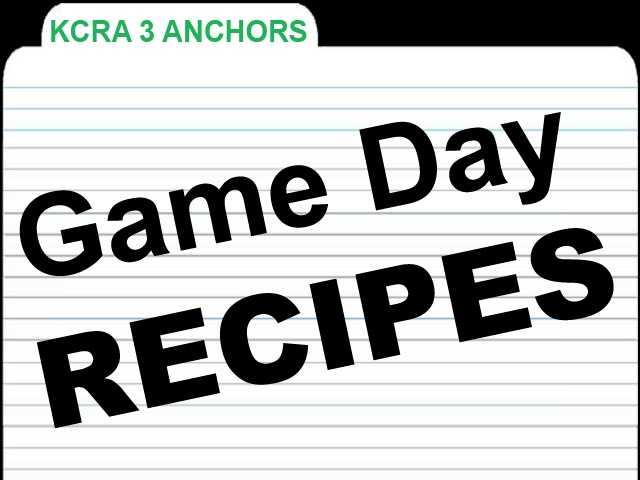 RECIPE-CARD-homeslide.jpg KCRA anchors share their favorite Super Bowl snack recipes. These snacks are perfect for the big game -- or any day of the week.Check out the recipes: