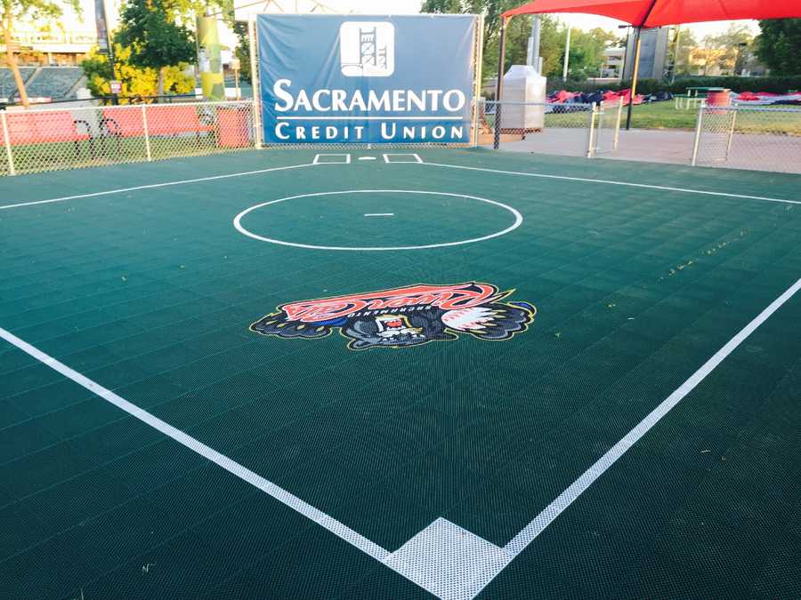wiffleball field raley field 4. Wiffleball field: Just like it's big brother organization, the River Cats' ballpark now features a wiffleball field in the Down on the Farm area in right field.